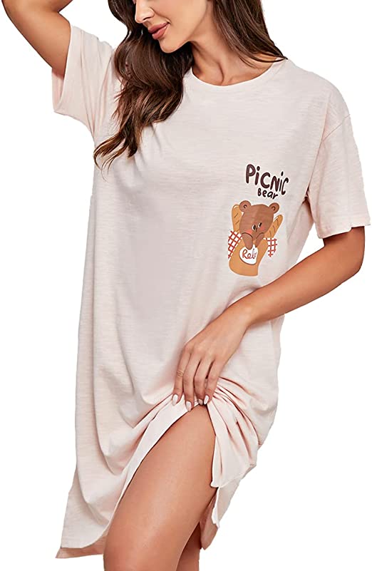 Women's Sleepwear Loose Nightgown