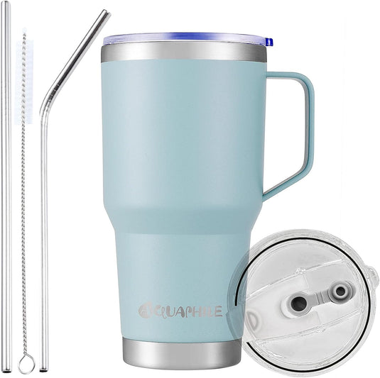 30oz Stainless Steel Insulated Coffee Mug with Handle