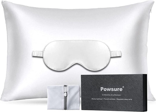 100% Mulberry Silk Pillowcase & Eye Mask
