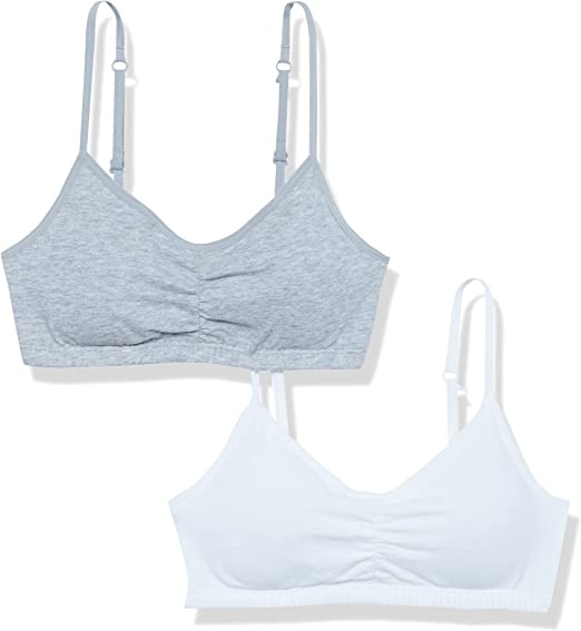 Fruit of the Loom Girls' Bra 2 Pack