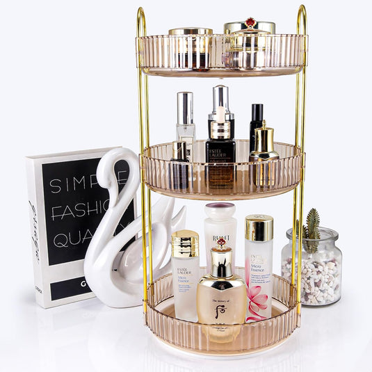 360° Rotating Makeup Organizer 3 Tier
