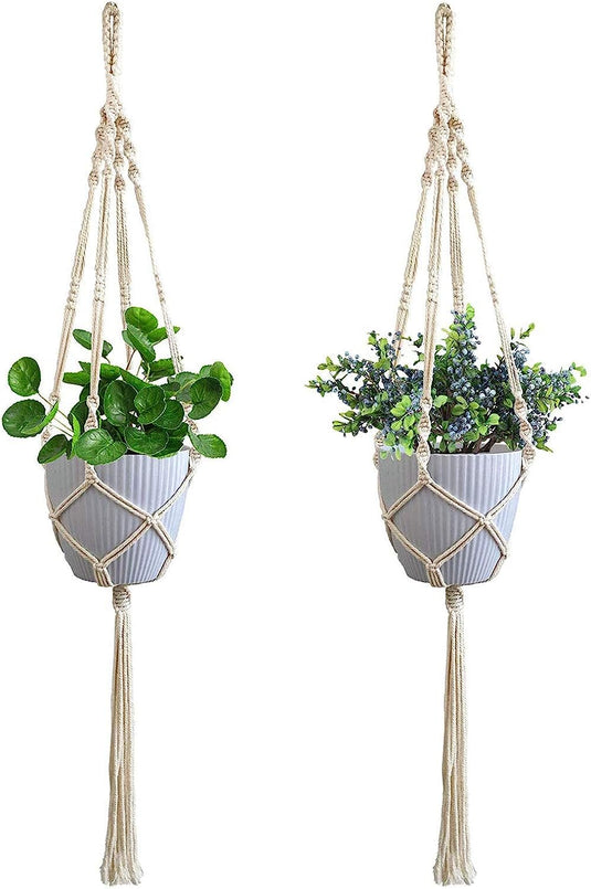 2-PCS 40 Inch Indoor Outdoor Hanging Planter