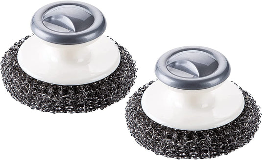 Stainless Steel Scrubber with Handle