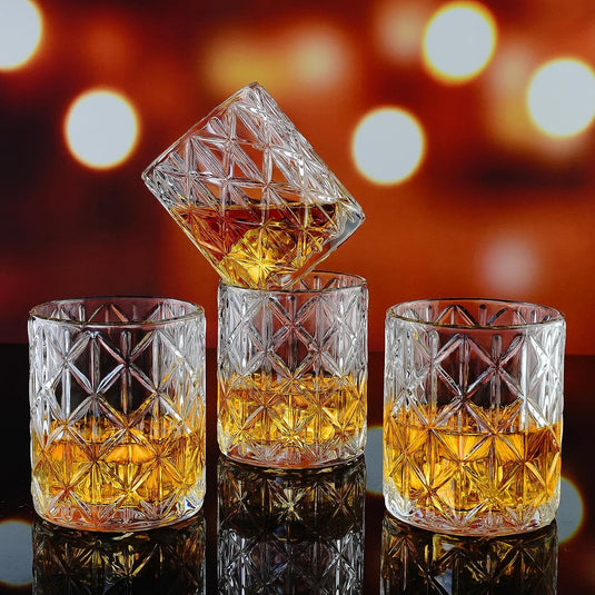 Whiskey Glasses,11oz, Set of 4