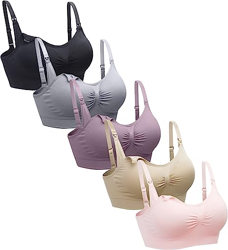 5PACK Nursing Bra Wireless Bra