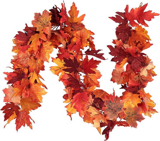 2PCS Hanging Maple Leaf Garland