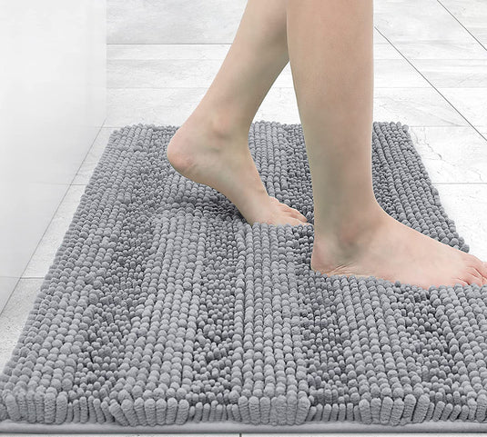 Striped Bathroom Rug Mat