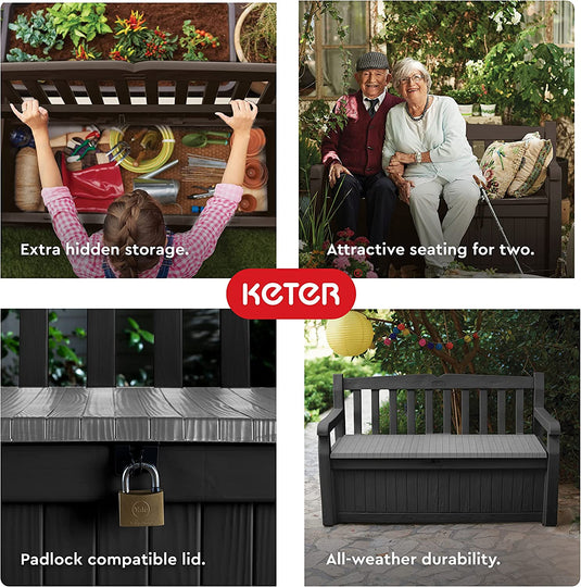 70 Gallon Storage Bench Deck Box