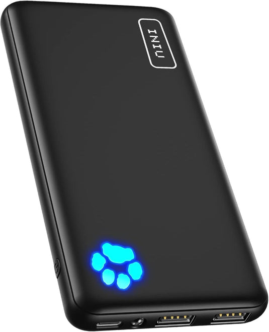 Portable Charger, Slimmest 10000mAh Power Bank