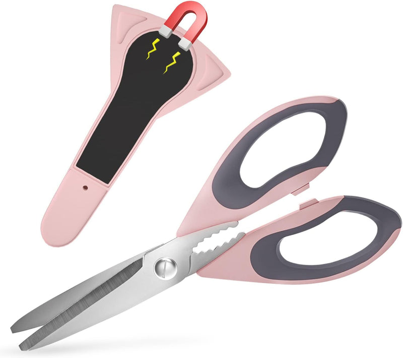 Load image into Gallery viewer, Ultra Sharp Kitchen Scissors with Magnetic Holder
