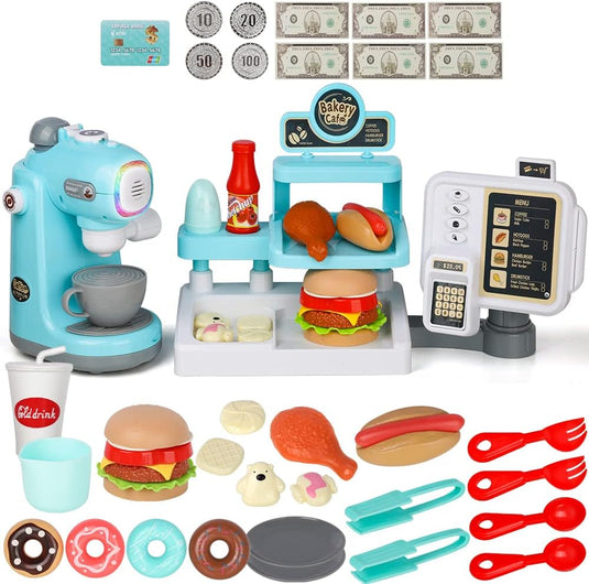 Coffee Play Set and Donuts