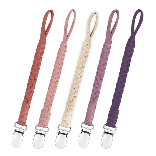Braided Pacifier Clips