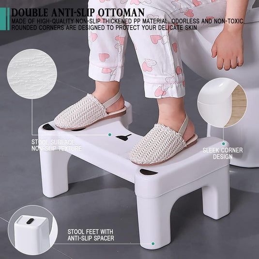 Squatting Toilet Stool for Adults,7''