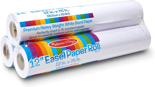 Melissa & Doug Tabletop Easel Paper Roll 3 Pack