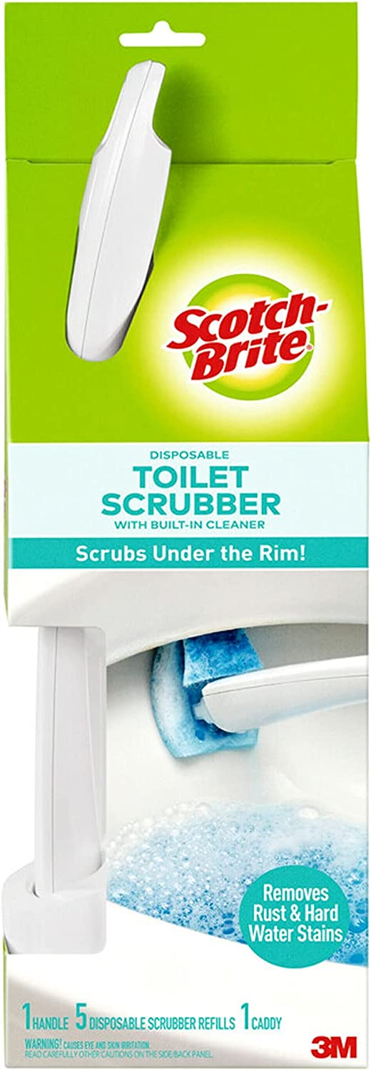 Scotch-Brite Disposable Toilet Scrubber Starter Kit