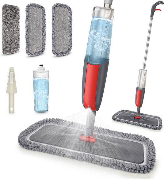Spray Mops w/ 3 Washable Pads