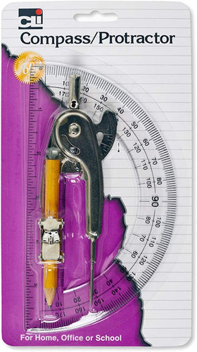 6 Inch Protractor Combo Set