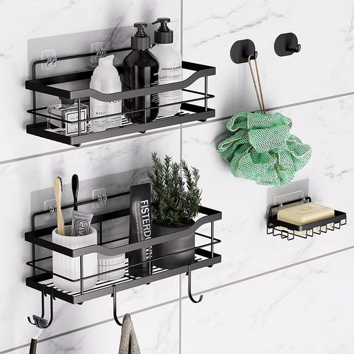 3-Pack Shower Caddy Shelf with Adhesives