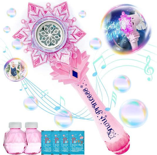 Princess Magic Bubble Blower Wand