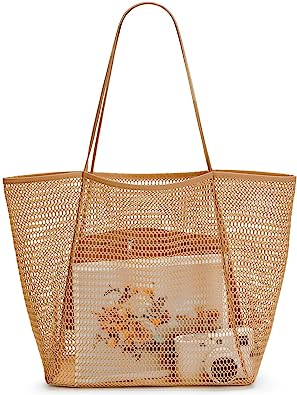 Load image into Gallery viewer, Mesh Beach Tote Bag
