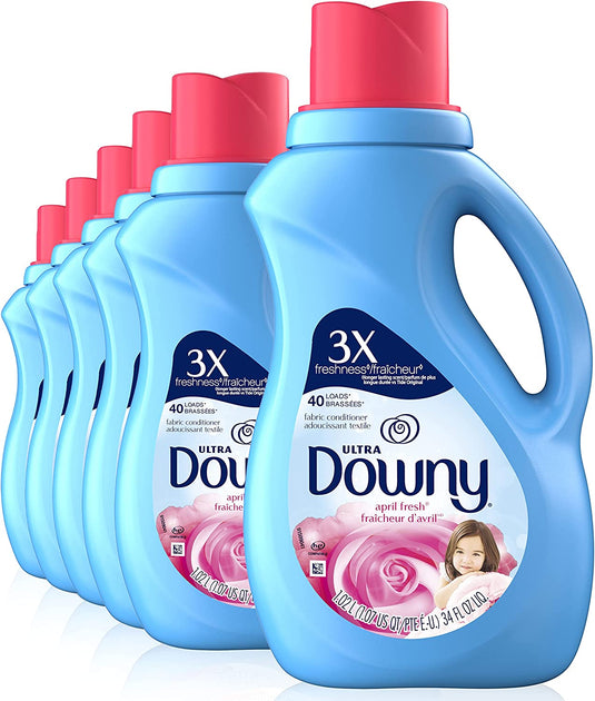 Downy Ultra Laundry Fabric Softener Liquid 34oz 6 Pack