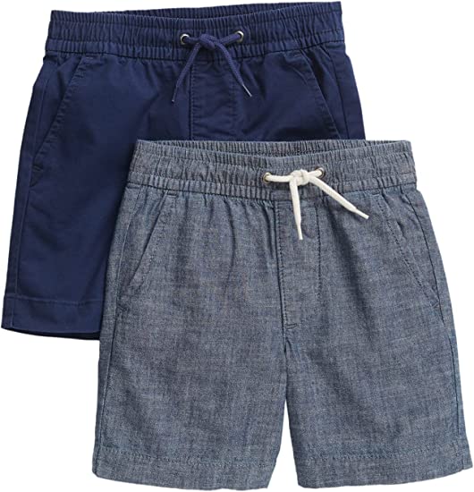 GAP Baby Boys' 2-Pack Easy Pull-on Shorts