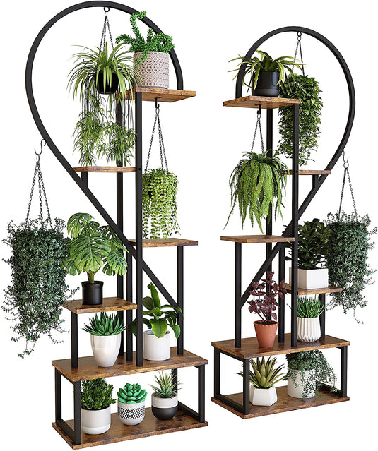 6 Tier Metal Plant Stand 2 Pack